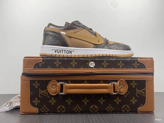 Bmlin x LOW Off-Louis AJ1 Air 1 Jordan OW 0804